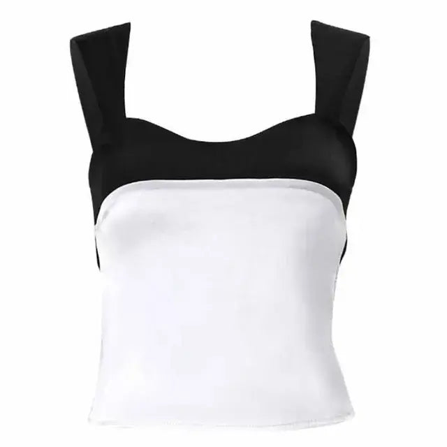 Women Satin Clothes Camisole Crop Tops Summer