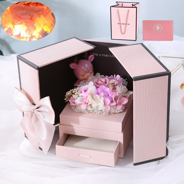 Eternal Rose Flower Gift Box