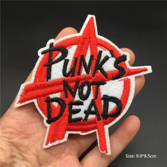 Rock Punk Clothes Patches