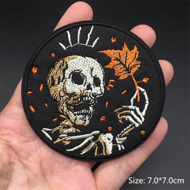 Rock Punk Clothes Patches