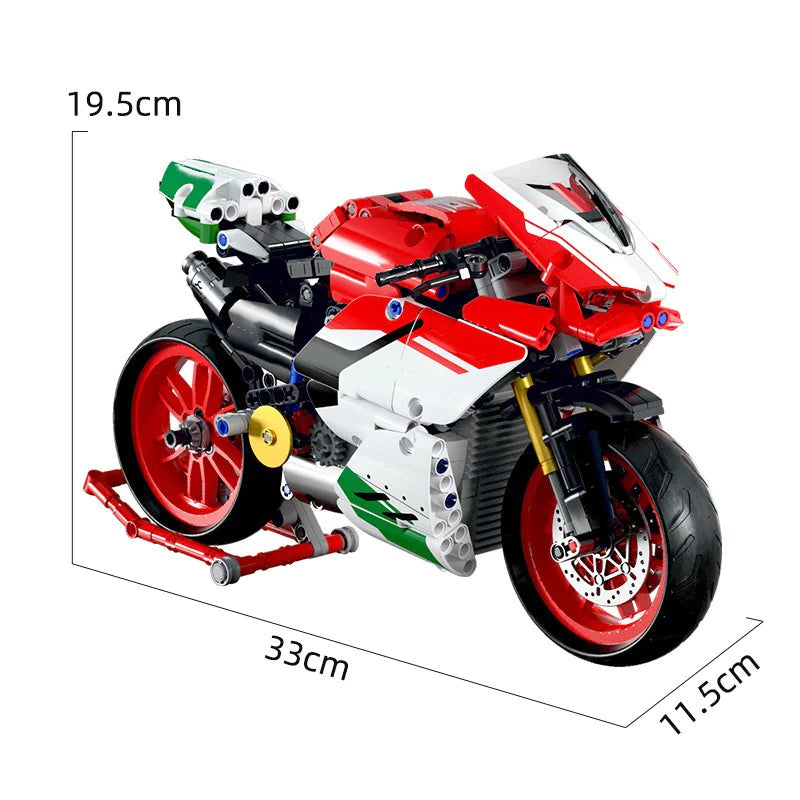 Motorcycle Building Blocks Model