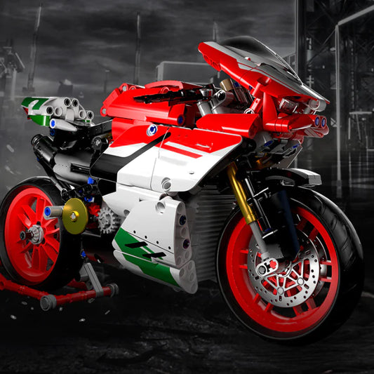 Motorcycle Building Blocks Model