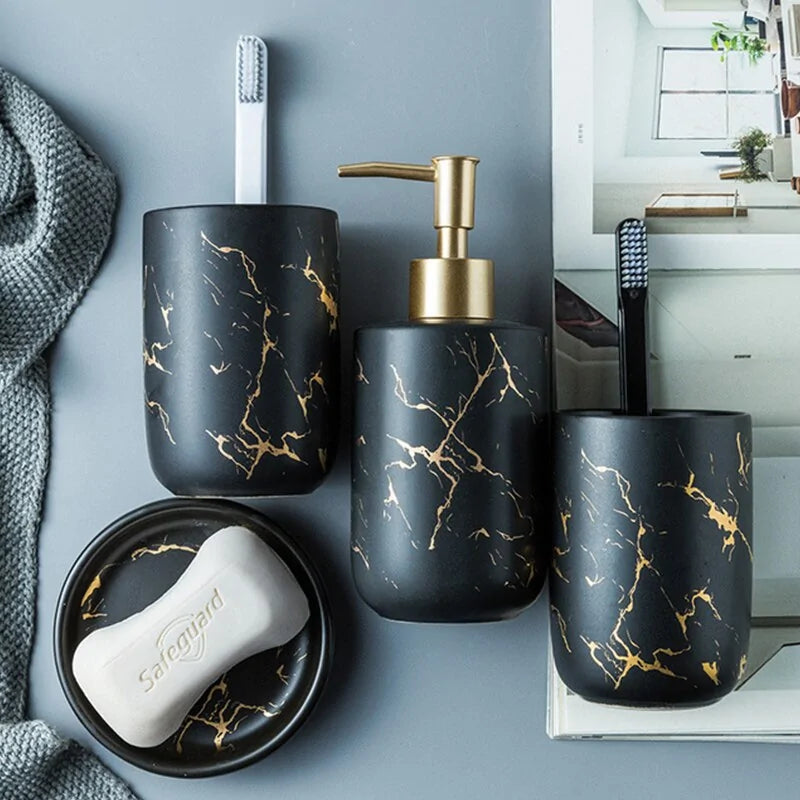 Imitation Marble Bathroom Accessory