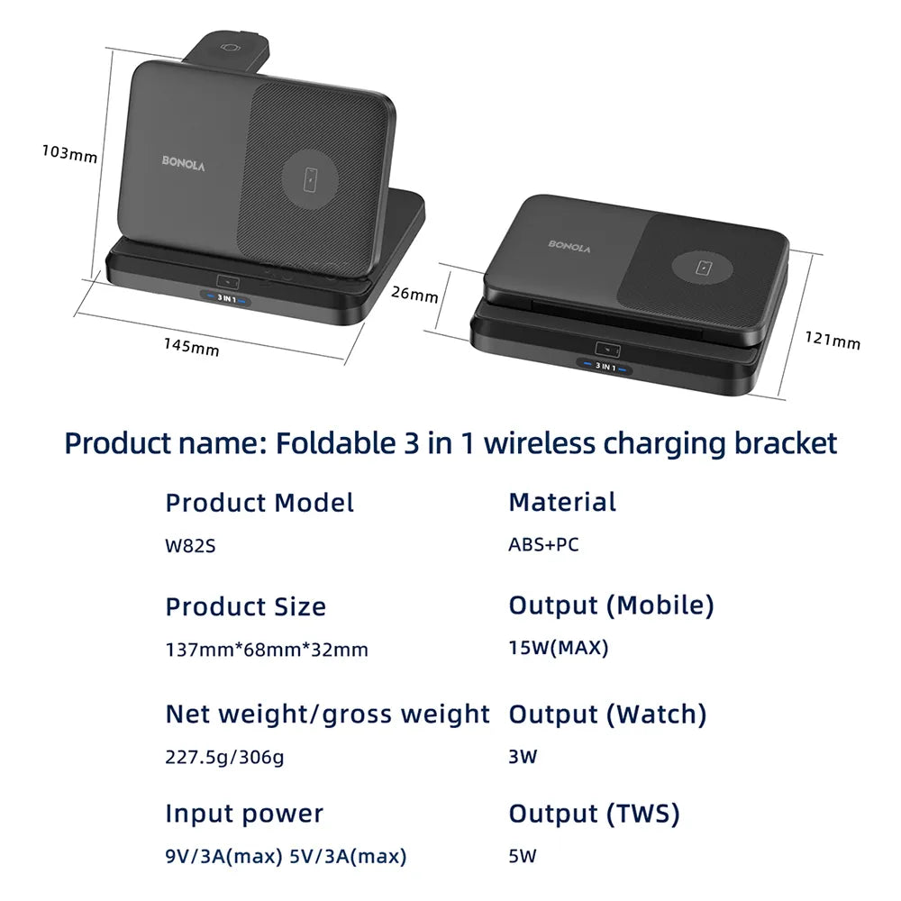 Qi Fast Wireless Charging  for Galaxy Watch/EarBuds