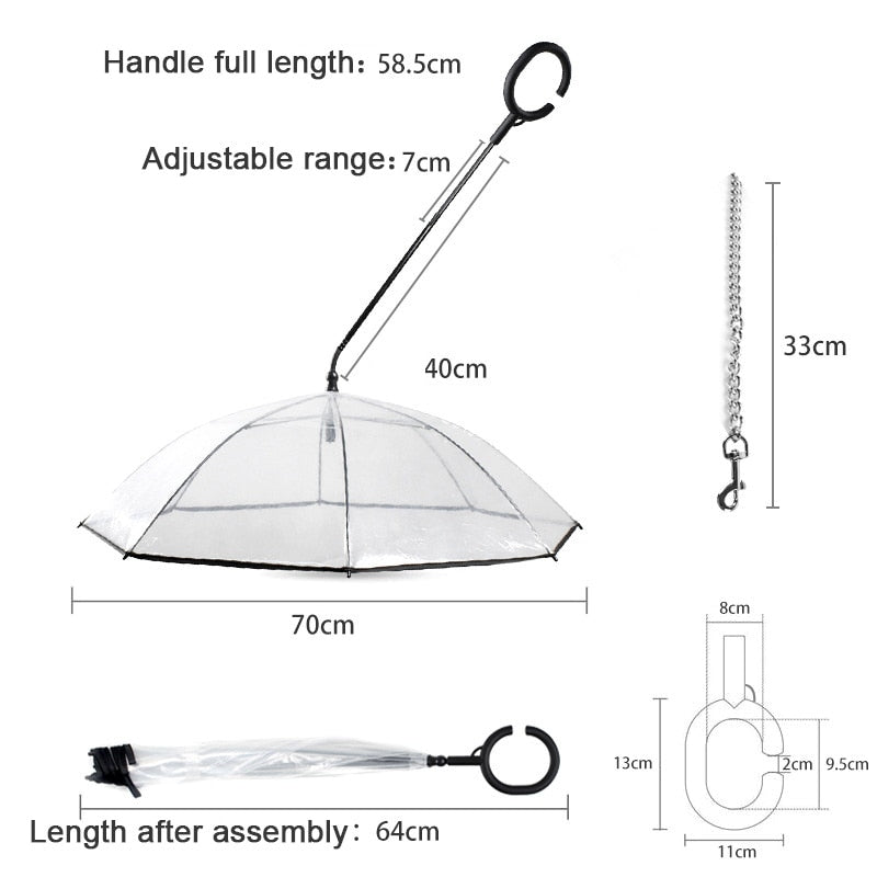 Pet Transparent Umbrella