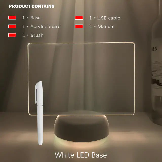 Rewritable Night Light